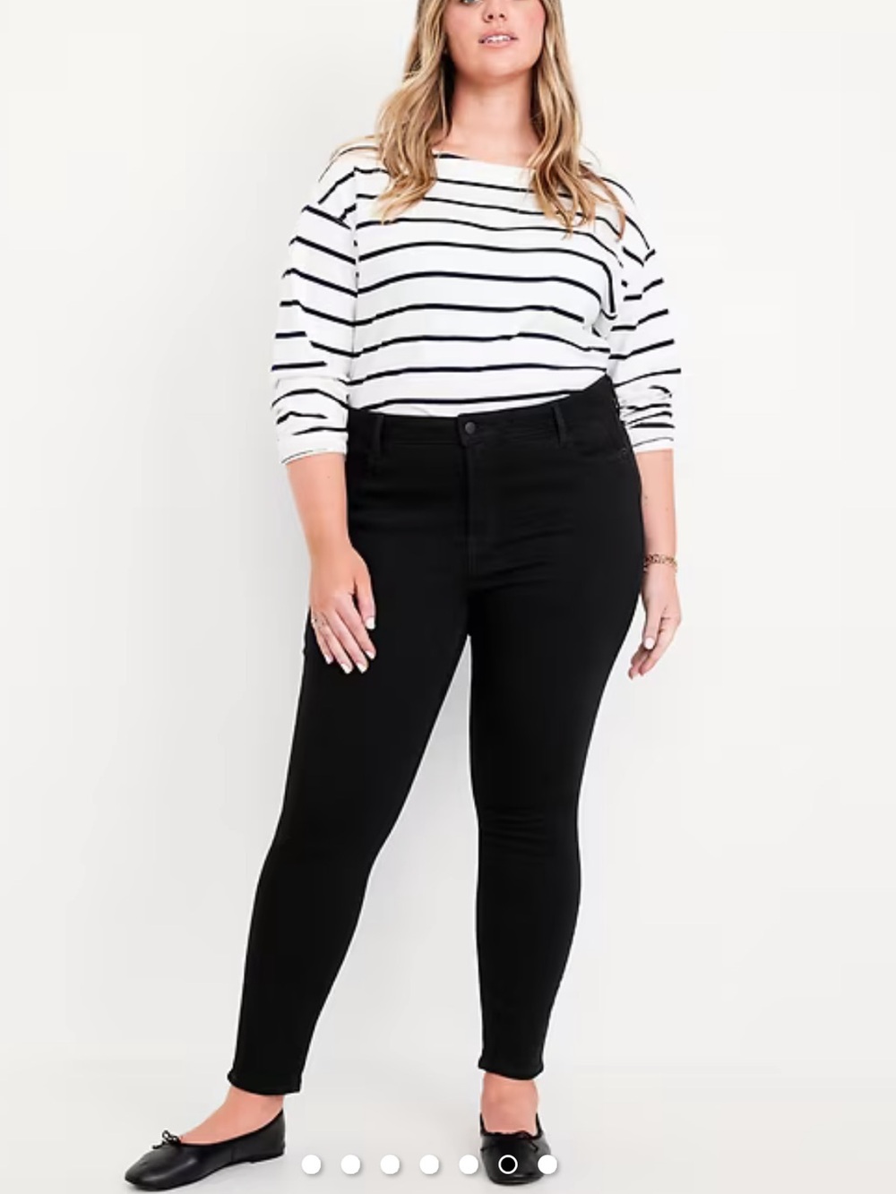 Classic High-Rise Black Skinny Jeans